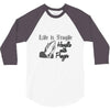 life is fragile 3/4 Sleeve Shirt