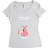 Estimated Delivery September Baby Girl Women's Triblend Scoop T-shirt