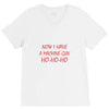 machine gun ho ho ho V-Neck Tee