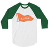 go flag 3/4 Sleeve Shirt
