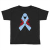 stomach cancer ribbon and rose Toddler T-shirt
