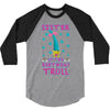 birthday troll sister 3/4 Sleeve Shirt