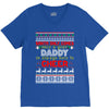 santa only comes once a year daddy is always here to cheer V-Neck Tee