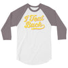 i text back 3/4 Sleeve Shirt