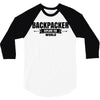 Backpacker Explore The World 3/4 Sleeve Shirt