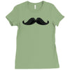 mustache Ladies Fitted T-Shirt