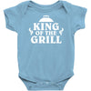 king of the grill Baby Onesie