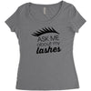my lashes Women's Triblend Scoop T-shirt