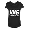 hug machine funny joke Maternity Scoop Neck T-shirt