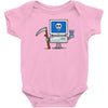 blue screen of death Baby Bodysuit