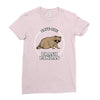 save the trash pandas Ladies Fitted T-Shirt