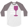 husband for wine 3/4 Sleeve Shirt