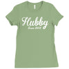 hubby since 2015 funny Ladies Fitted T-Shirt