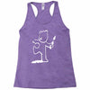 banksy teddy bear pop art new Racerback Tank