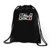 retro italo disco Drawstring Bags