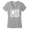 wm 74retro deutschland Women's V-Neck T-Shirt