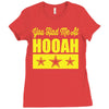 you had me at hooah Ladies Fitted T-Shirt