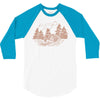 Camping Red 3/4 Sleeve Shirt