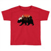 Bear Adventure With Rose Toddler T-shirt