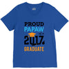 Class of 2017 Proud Papaw Graduation V-Neck Tee