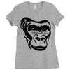 monkey face Ladies Fitted T-Shirt