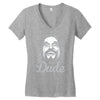 the dude, Women's V-Neck T-Shirt