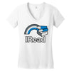 reading teacher Women's V-Neck T-Shirt