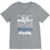awesome poppa V-Neck Tee