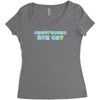 homophones are gay Women's Triblend Scoop T-shirt