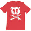 pig bacon cross bones pirate T-Shirt