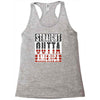 straight outta america Racerback Tank