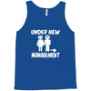 under new management stag night wedding mens Tank Top