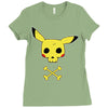 pikachu (3) Ladies Fitted T-Shirt