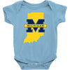 indiana for michigan Baby Bodysuit