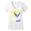 proud air force dad Women's V-Neck T-Shirt