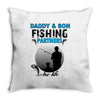 Daddy &amp; Son Fishing Partners ForLife Throw Pillow