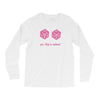 all natural 20 breasts dice Long Sleeve Shirts