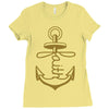 anchored faith Ladies Fitted T-Shirt