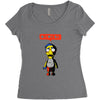 nobody likes him Women's Triblend Scoop T-shirt
