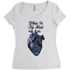 winter in my heart Women's Triblend Scoop T-shirt