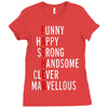 meanings of father Ladies Fitted T-Shirt