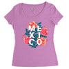 mexico Women's Triblend Scoop T-shirt