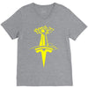 tees for the tesla museum! V-Neck Tee