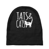 tats and cats Baby Beanies