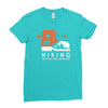 hiking old paths new adventure Ladies Fitted T-Shirt