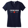 Chingona Women's V-Neck T-Shirt