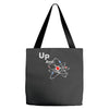 up and atom funny science best product Tote Bags