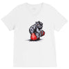 mma bulldog final V-Neck Tee