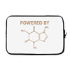 Powered By Caffeine Molecule Laptop sleeve