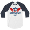 independence day 3/4 Sleeve Shirt